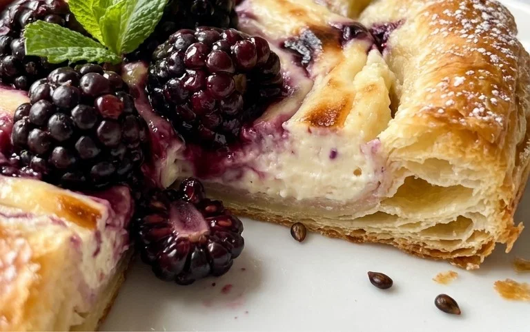 Blackberry Cream Cheese Danish