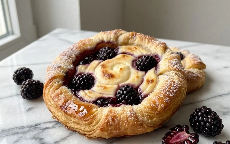 Blackberry Cream Cheese Danish