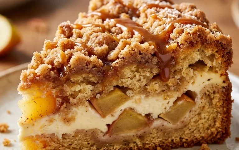 Cream Cheese Apple Coffee Cake